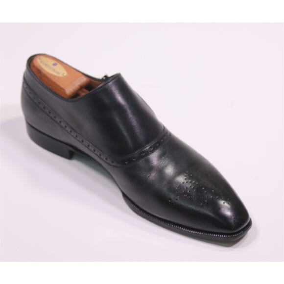 Berluti Black Leather Monk Strap Loafers Men\'s Eu 44 - UK 10 - US 11 main image 11